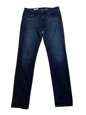 AG Adriano Goldschmied The Stevie Slim Straight Dark Wash Jeans Women 29R